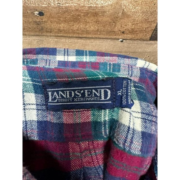 Lands' End Men's Long Sleeve Button Up Size X-Large - Picture 2 of 3